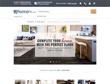 Tablet Screenshot of flooringinc.com